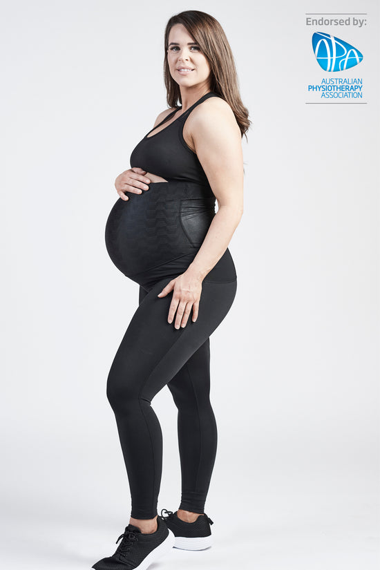 SRC Pregnancy Leggings Over the Bump - Black