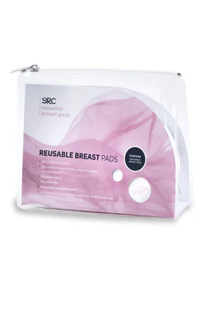 SRC Reusable Bamboo Breast Pads - 8 pads