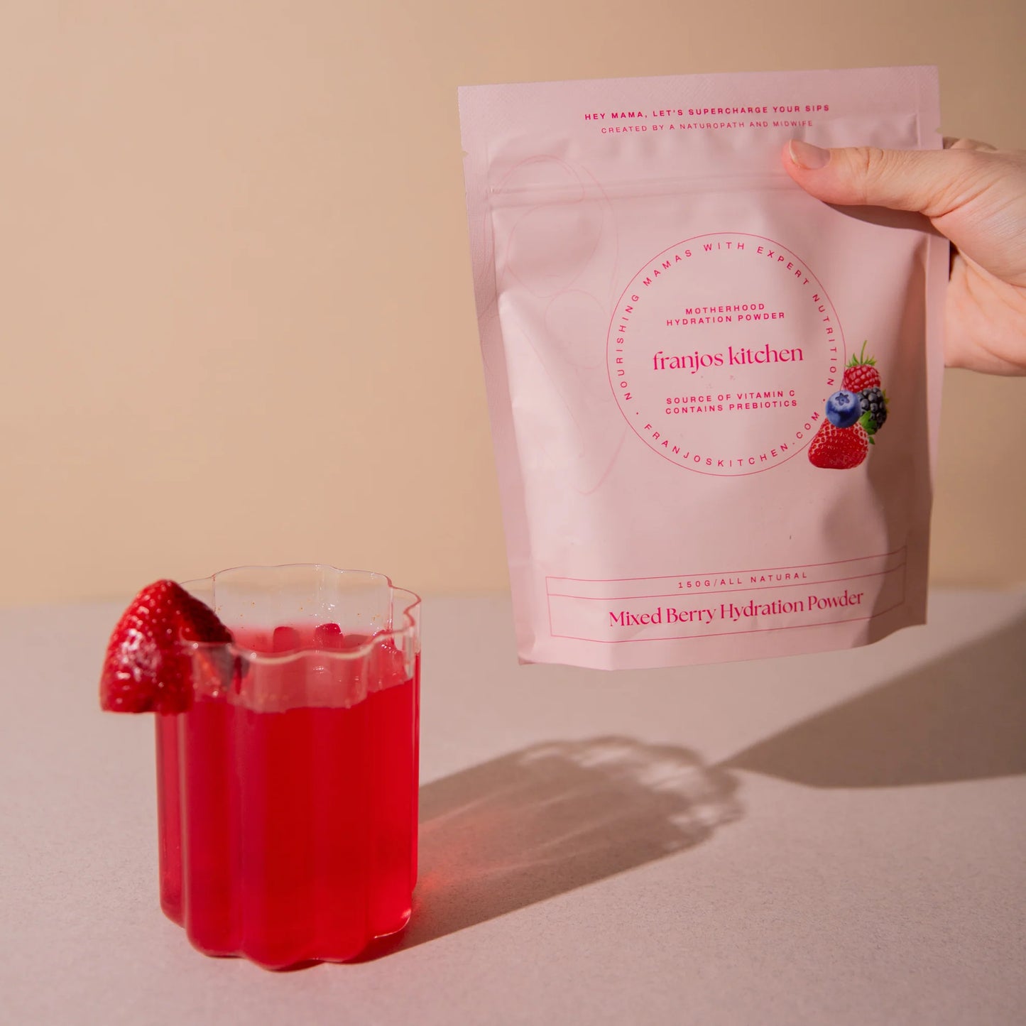 Franjo's Hydration Powder 150gm - Mixed Berry