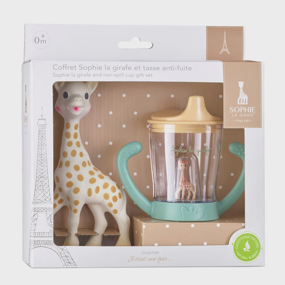 Sophie Girafe & Non-Spill Cup Set