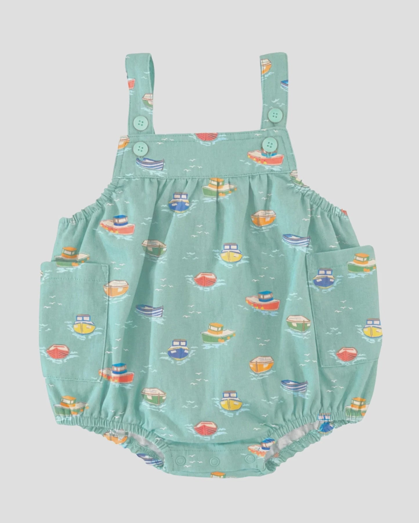 Toshi Baby Romper Bubble Tugboat