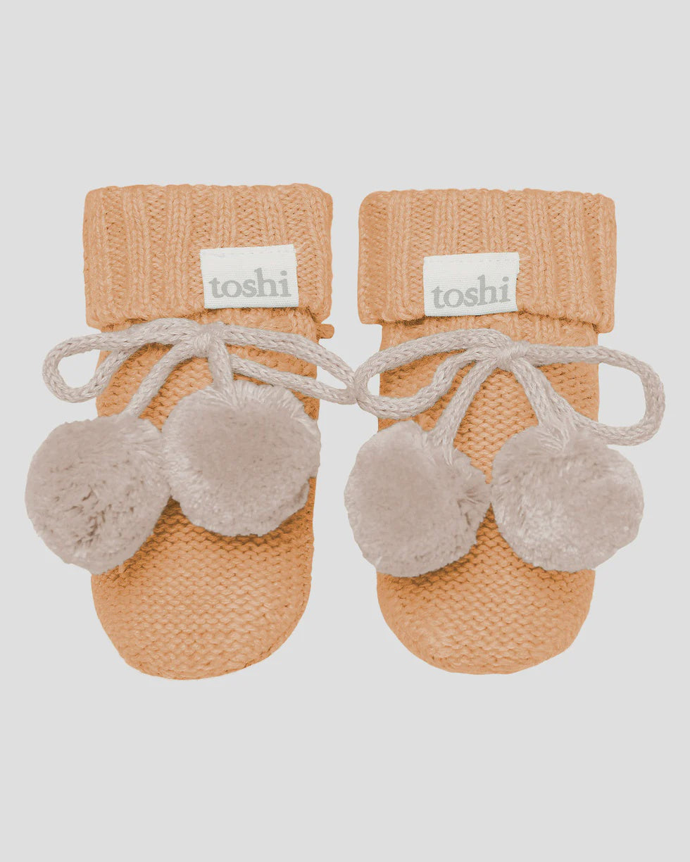 Toshi Organic Booties Bobby Oak