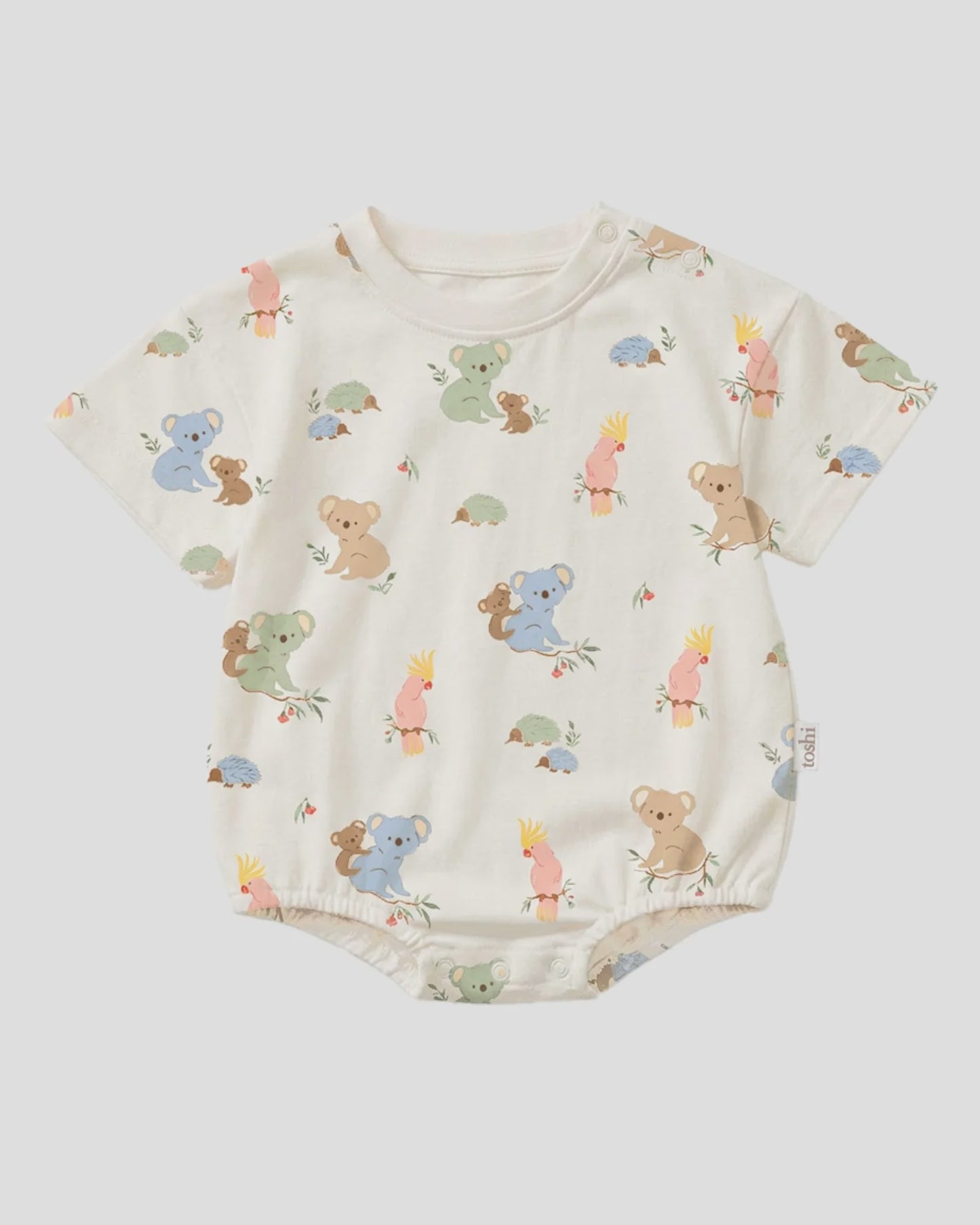 Toshi Onesie Short Sleeves Bubble Arcadia - Cloud