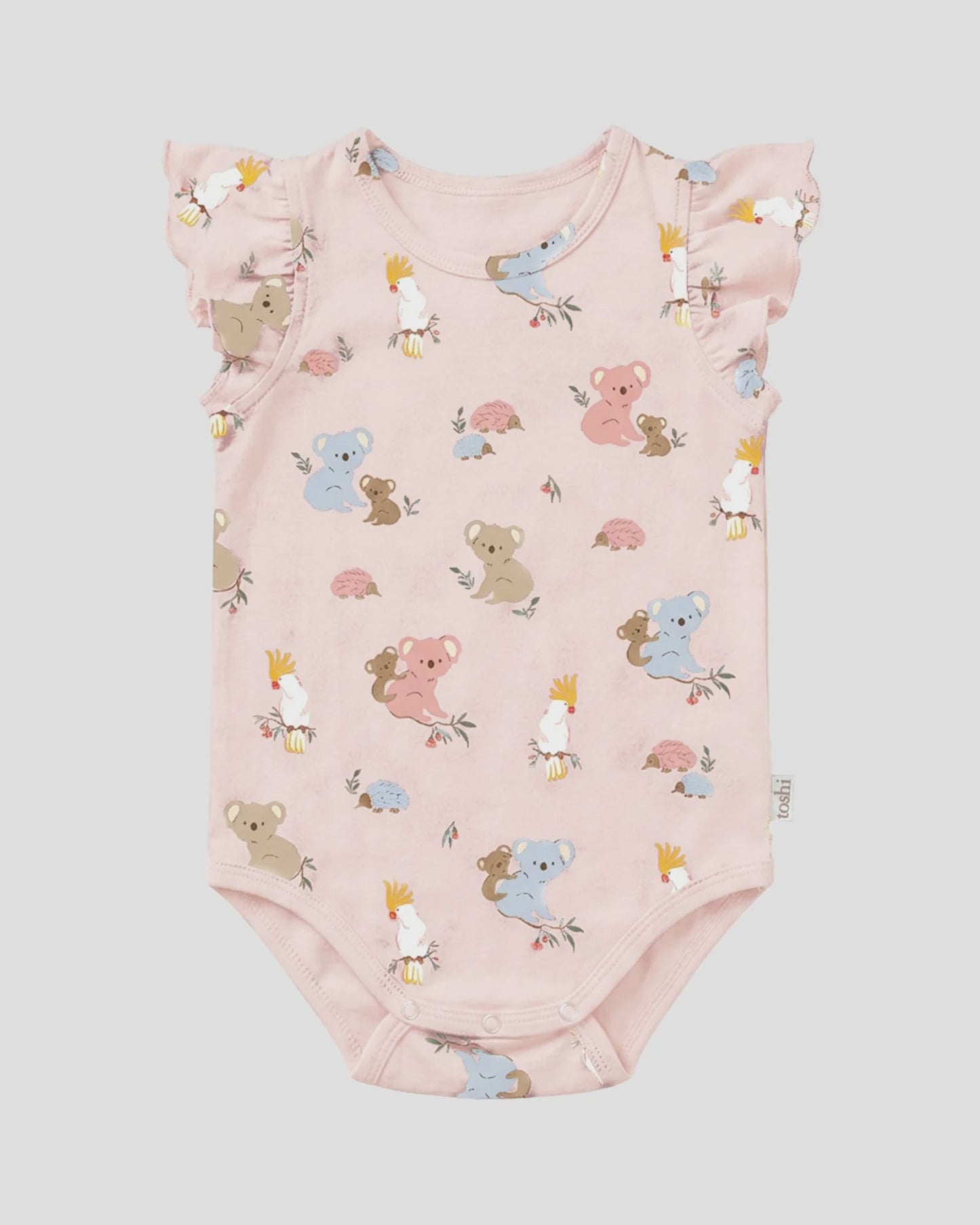 Toshi Short Sleeves Frill Arcadia Gumnut Babies Blossom