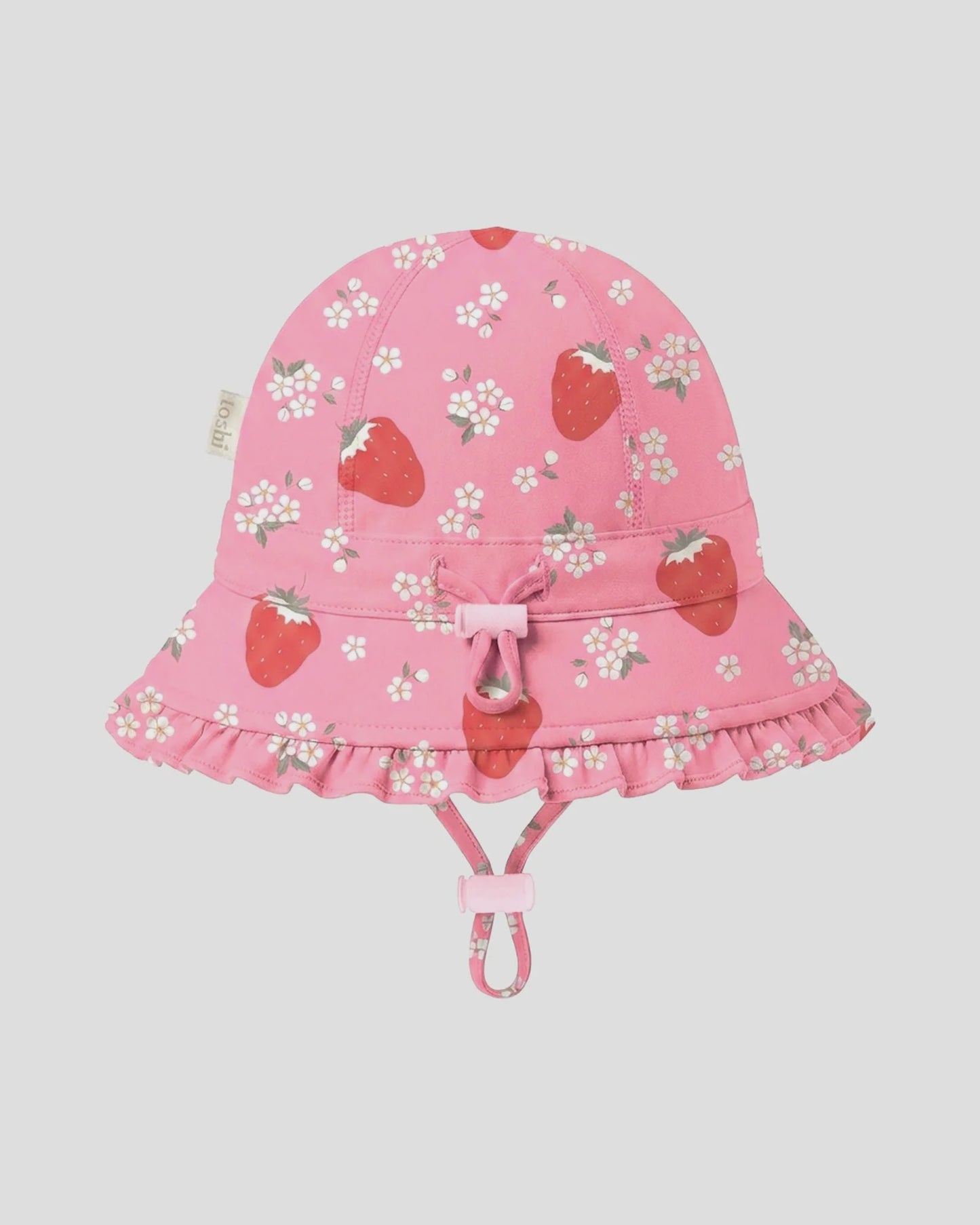 Toshi Swim Bell Hat Twinkle UPF 50+ Strawberry