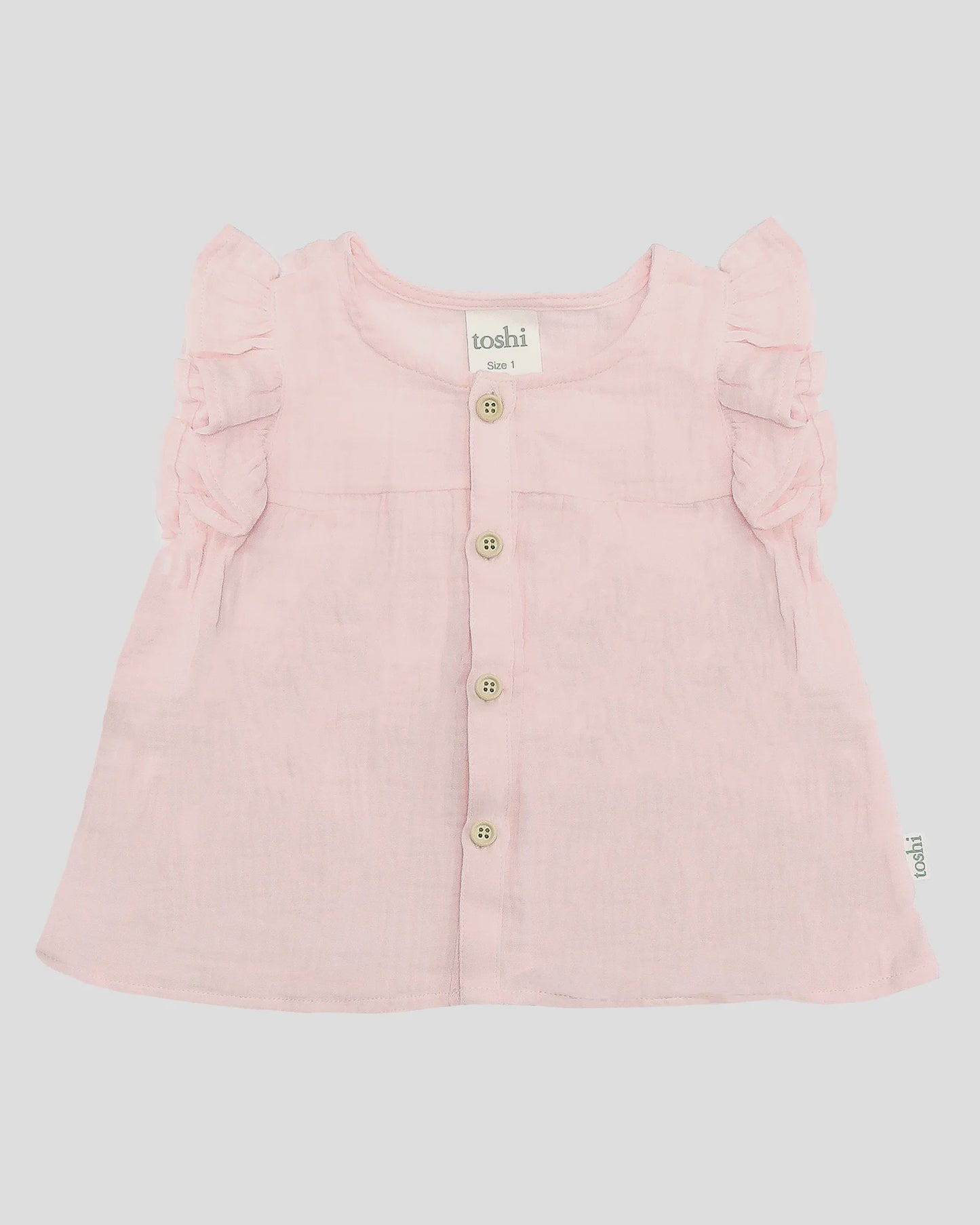 Toshi Top Frilled Sammy - Blossom