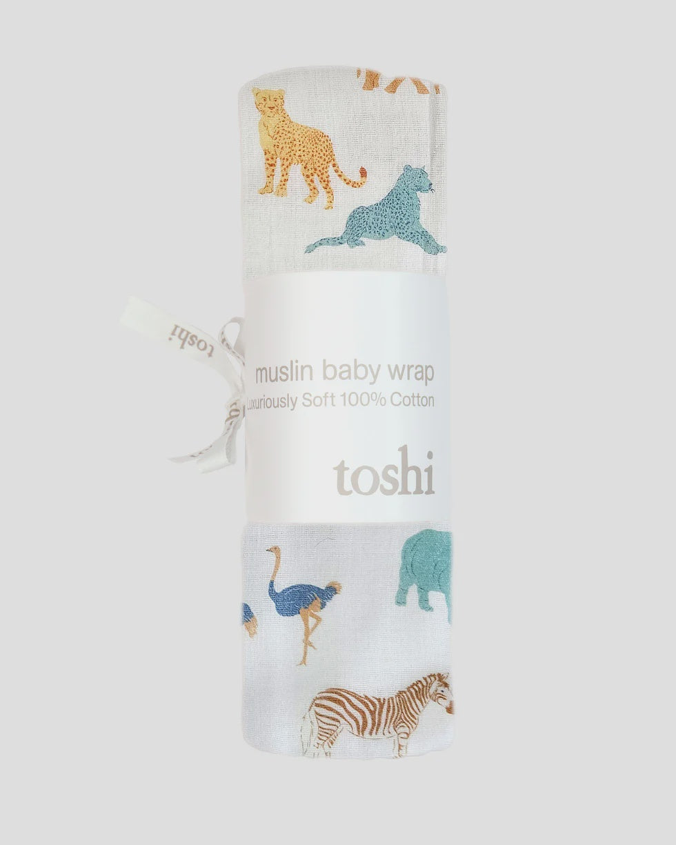 Toshi Muslin Wrap - Congo Dawn