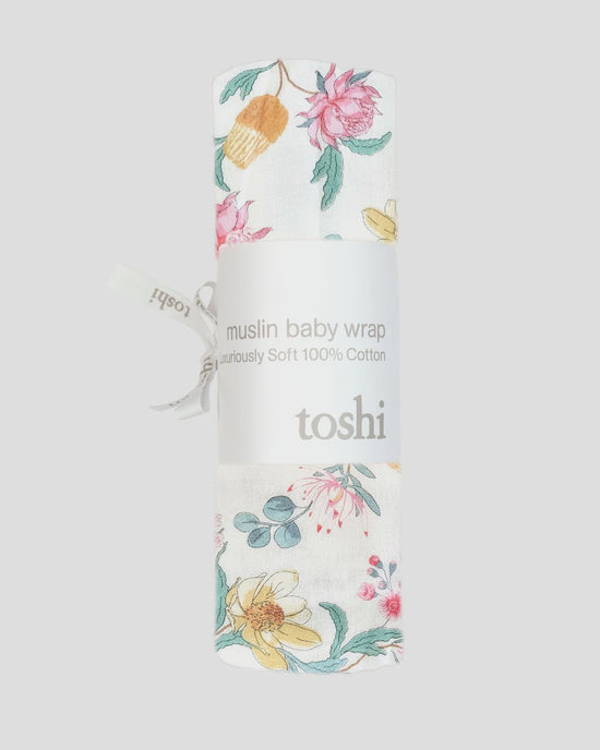 Toshi Muslin Wrap Down Under - Waratah Dawn
