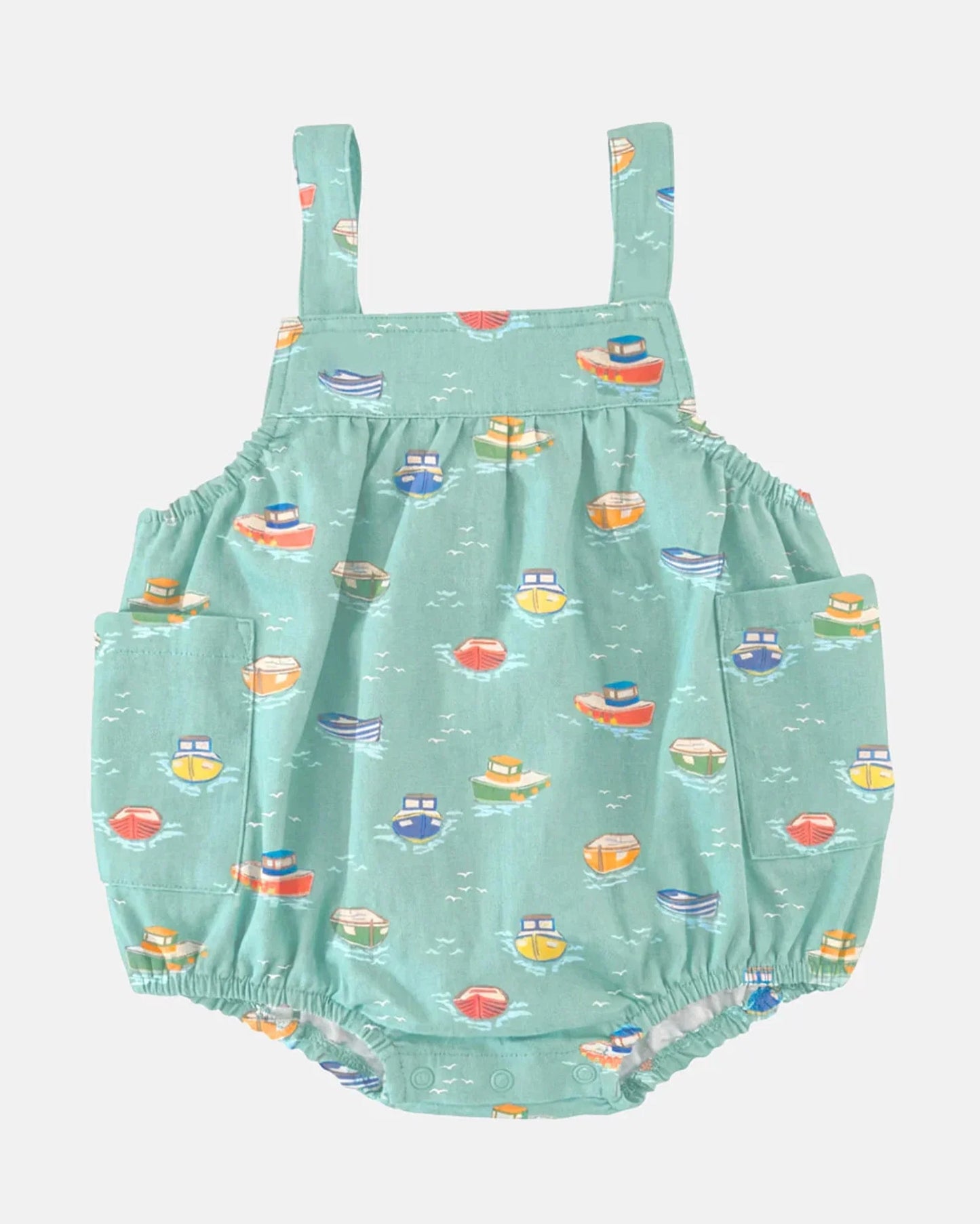 Toshi Baby Romper Bubble Tugboat