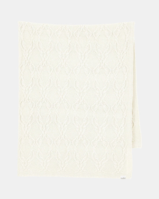 Toshi Organic Blanket Bowie - Cream