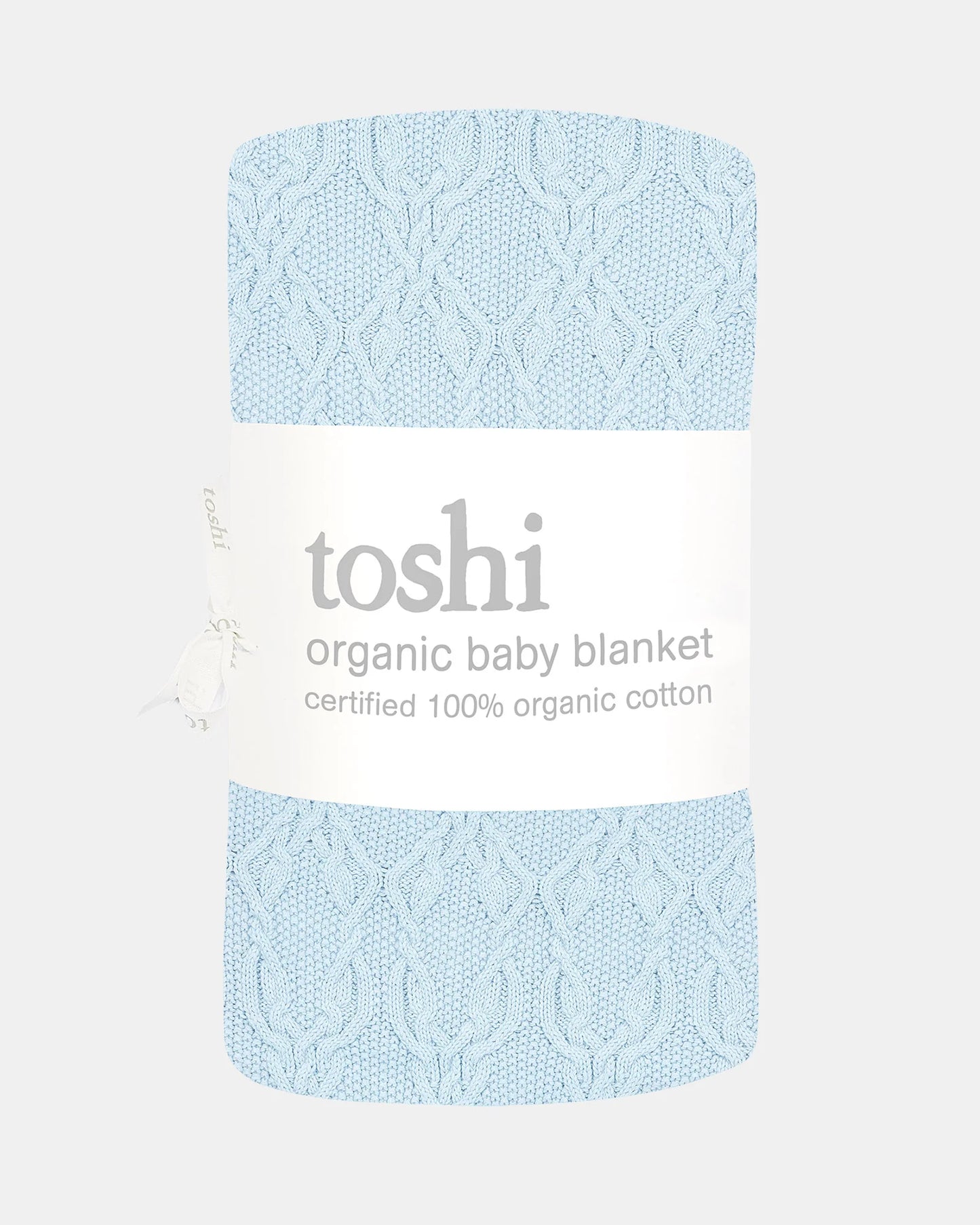 Toshi Organic Blanket Bowie - Bluebird