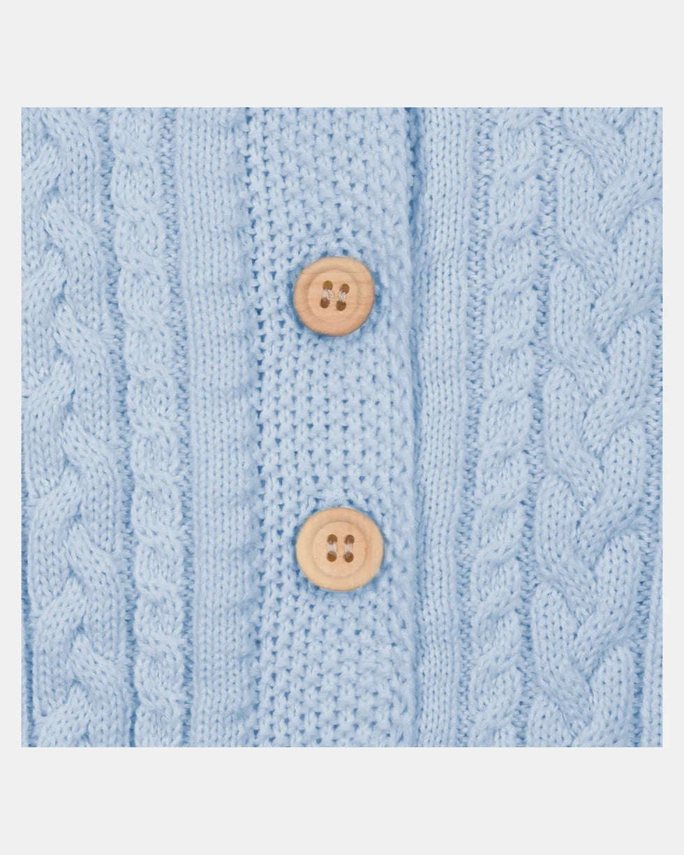 Toshi Organic Cardigan Yummy Bluebell
