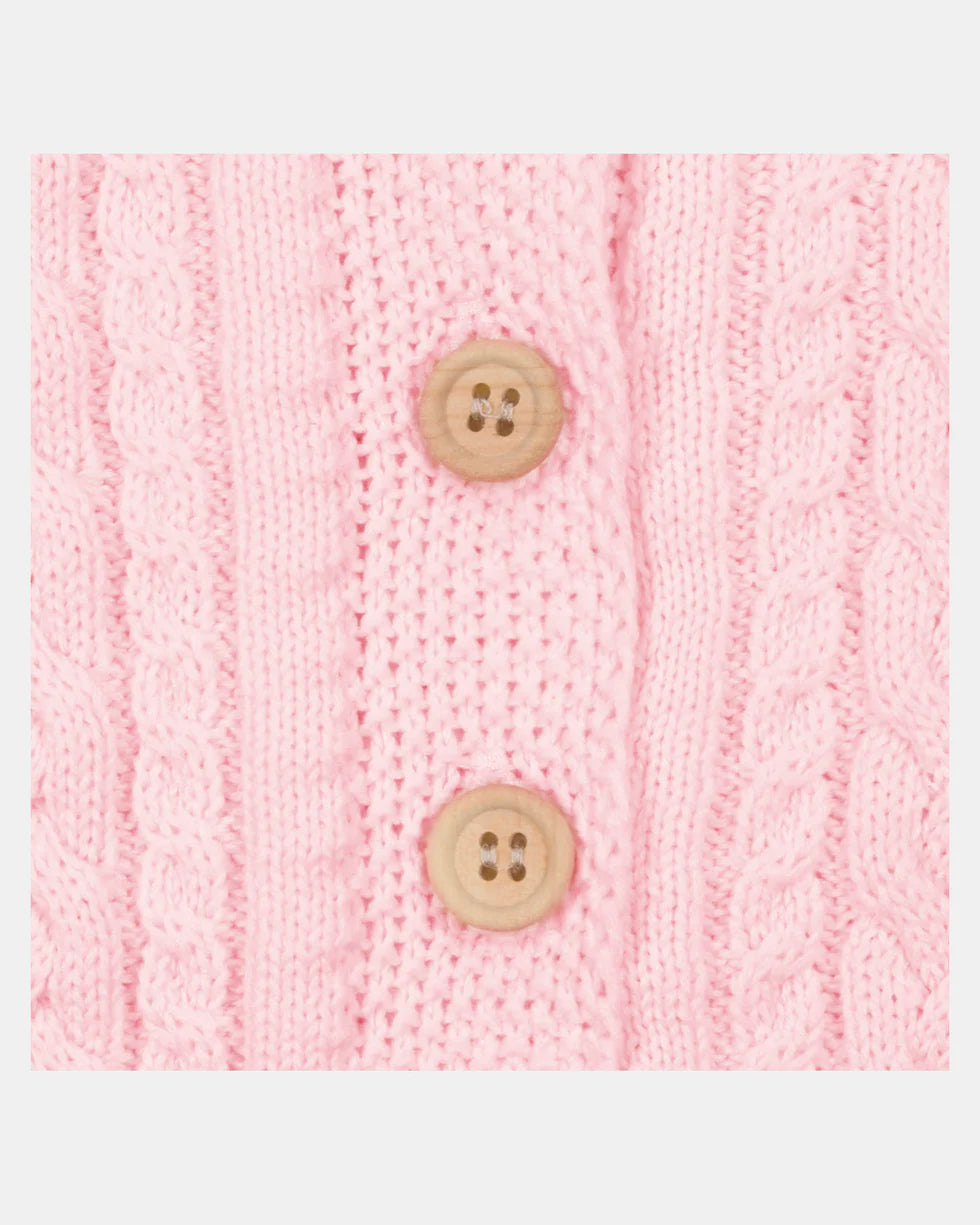 Toshi Organic Cardigan Yummy Misty Rose