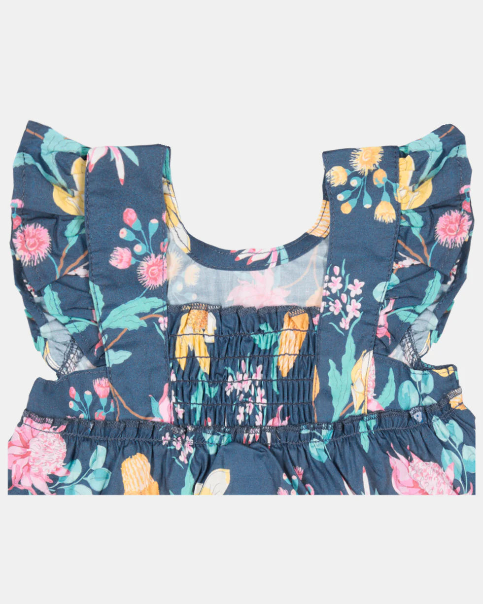 Toshi Baby Dress Matilda - Waratah Midnight