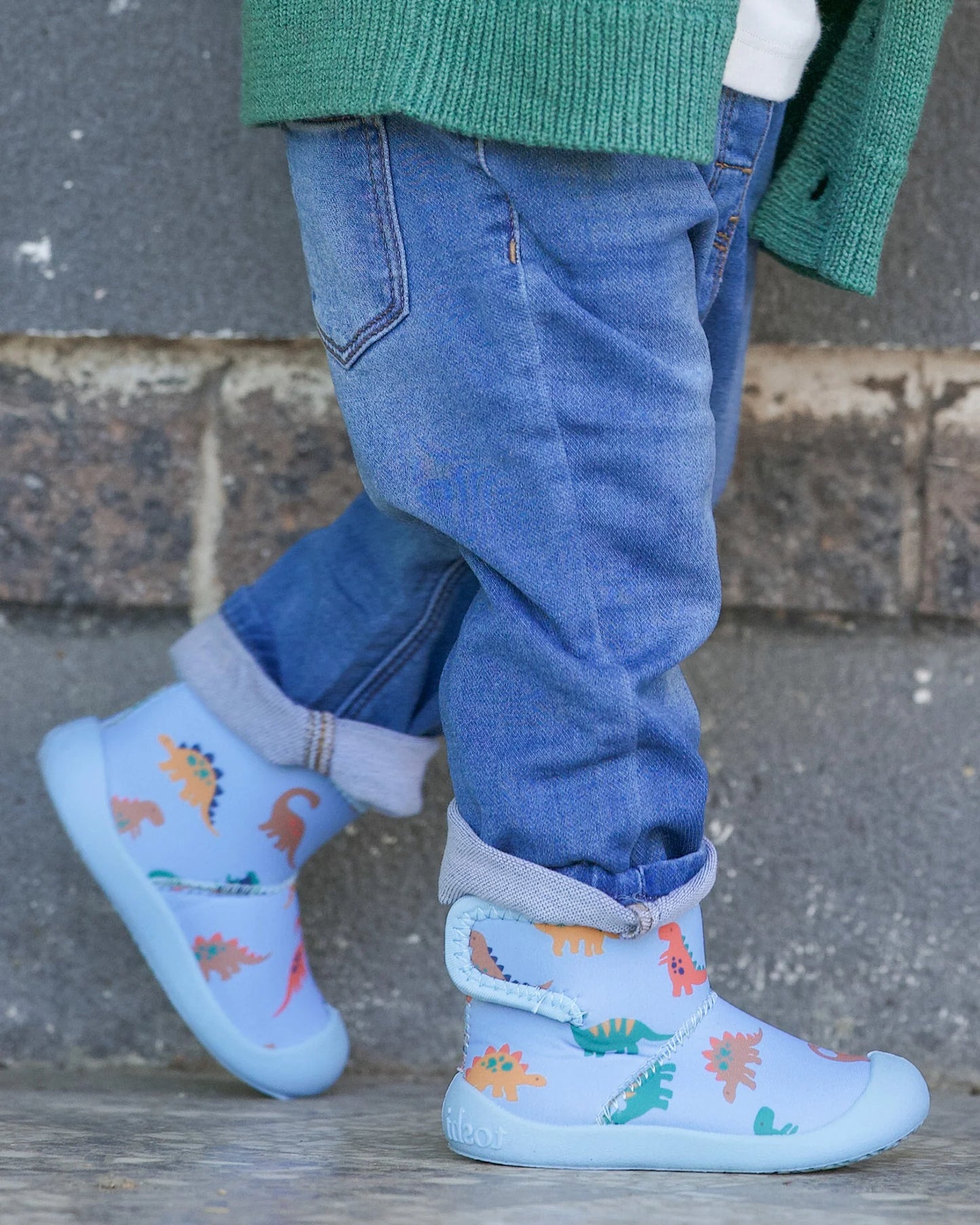 Toshi Gumbooties Neoprene Mystical - Dino Bubs