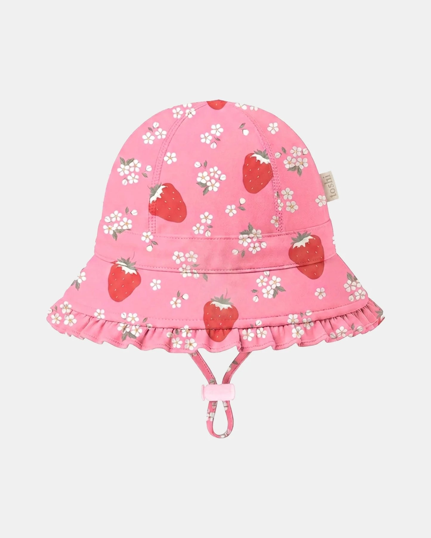 Toshi Swim Bell Hat Twinkle UPF 50+ Strawberry