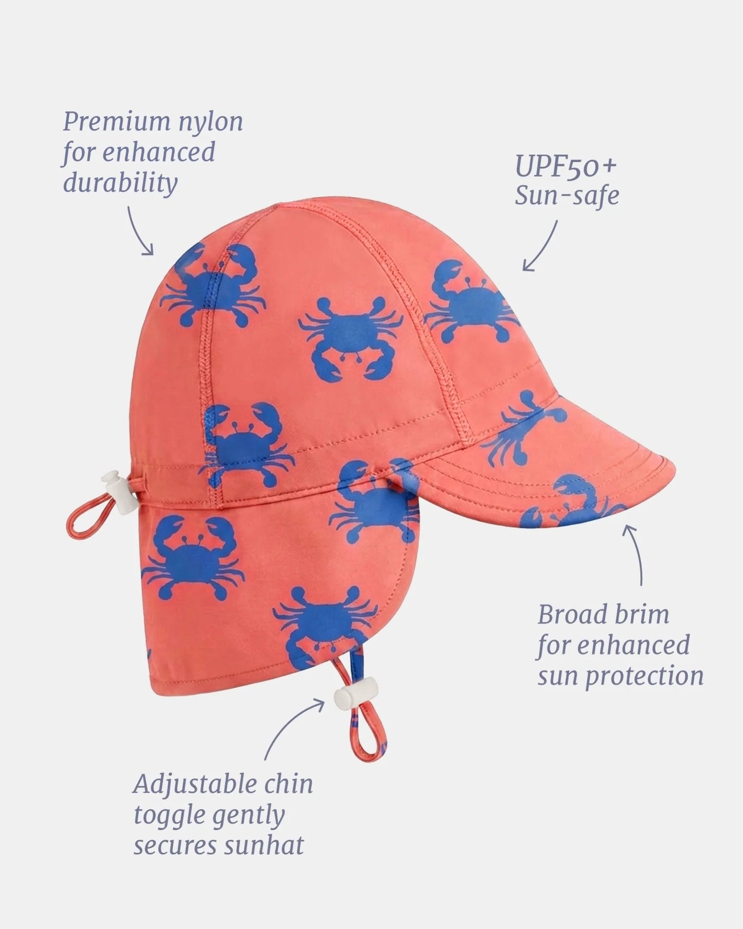 Toshi Swim Flap Cap Pirate UPF 50+ Mud Crabs