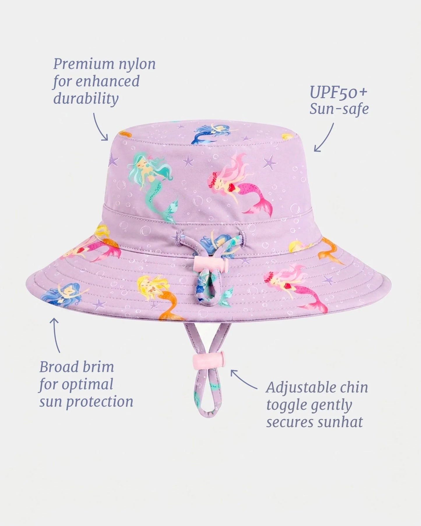 Toshi Swim Sunhat Twinkle UPF 50+ Princess Mermaid