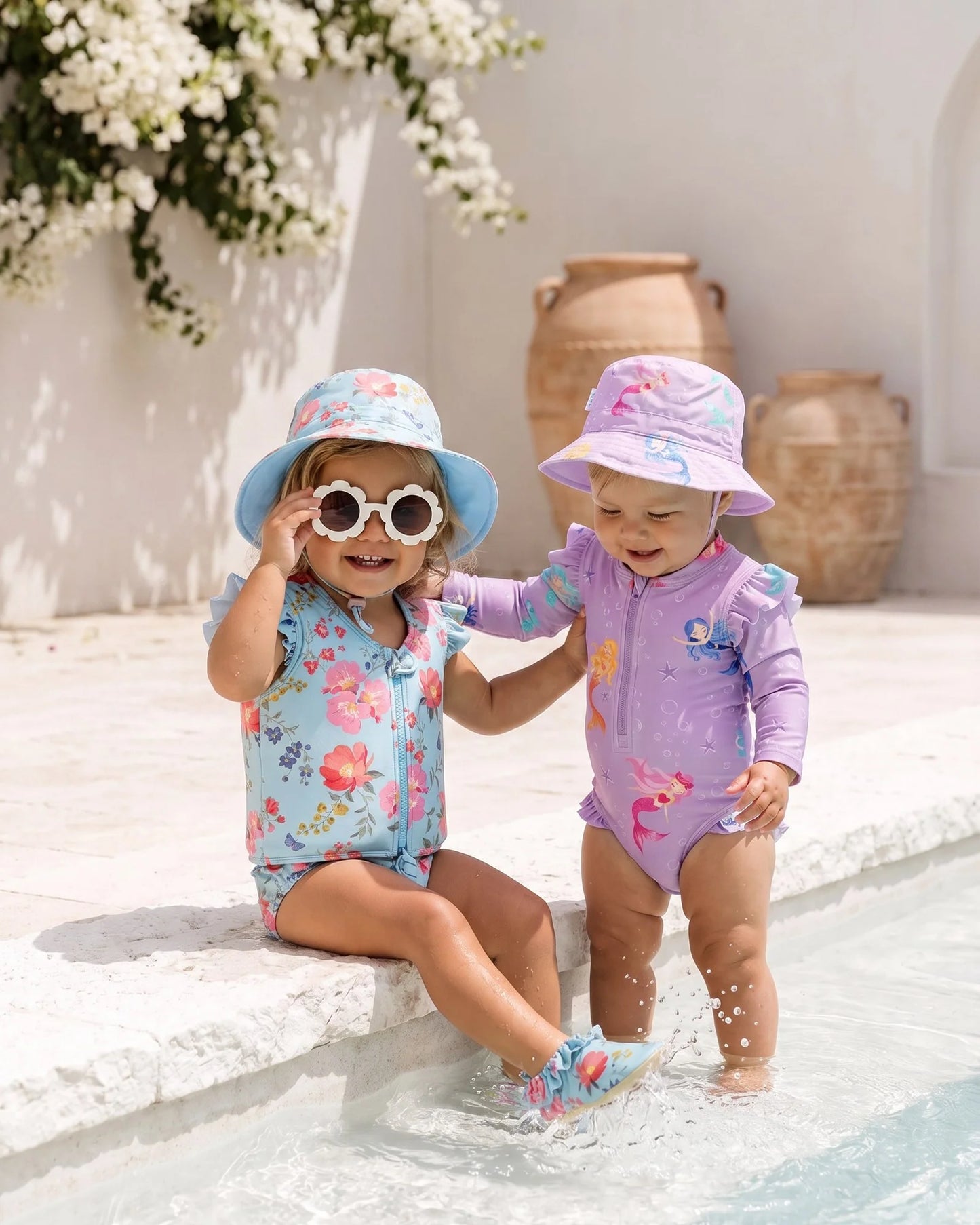 Toshi Swim Sunhat Twinkle UPF 50+ Princess Mermaid