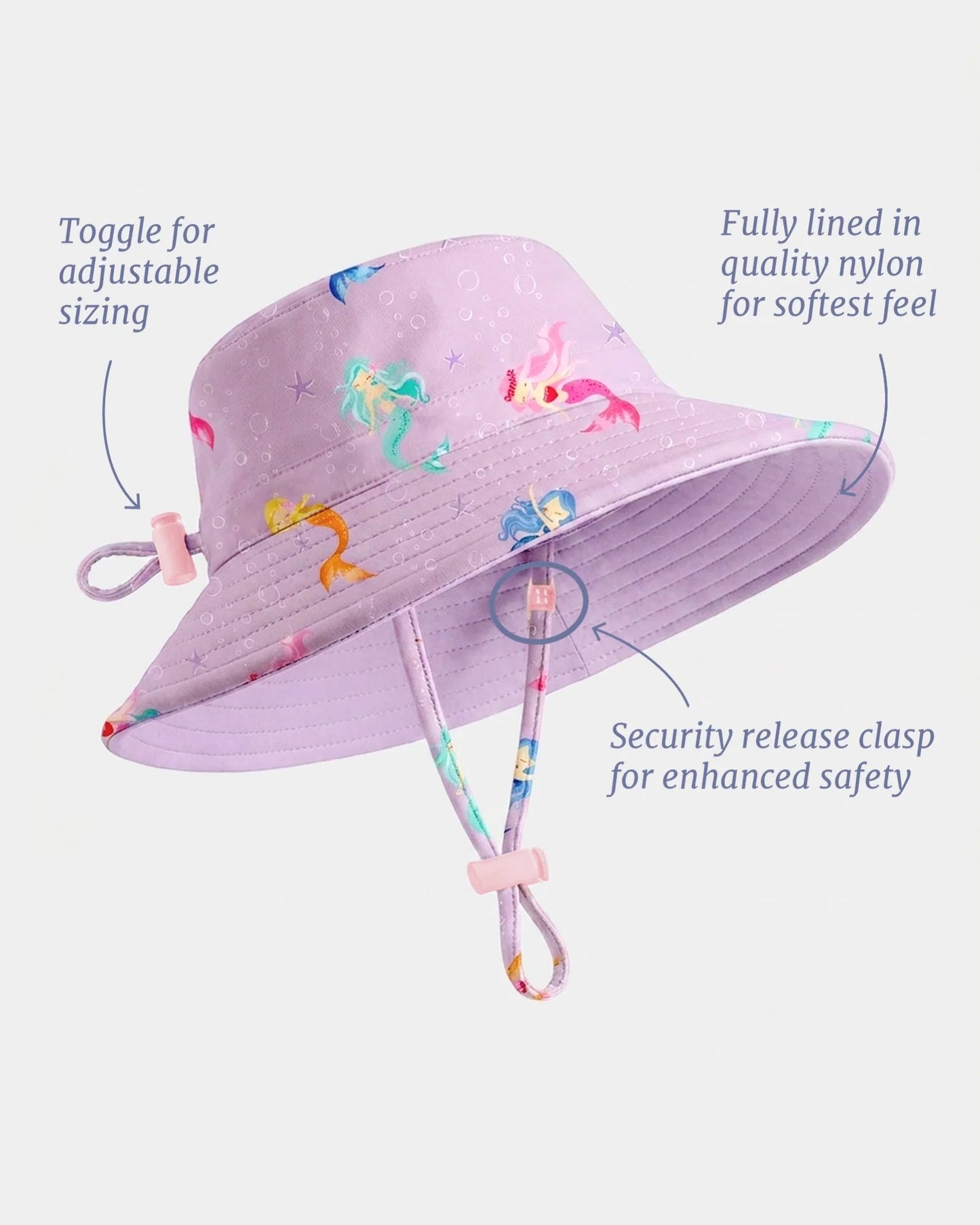 Toshi Swim Sunhat Twinkle UPF 50+ Princess Mermaid