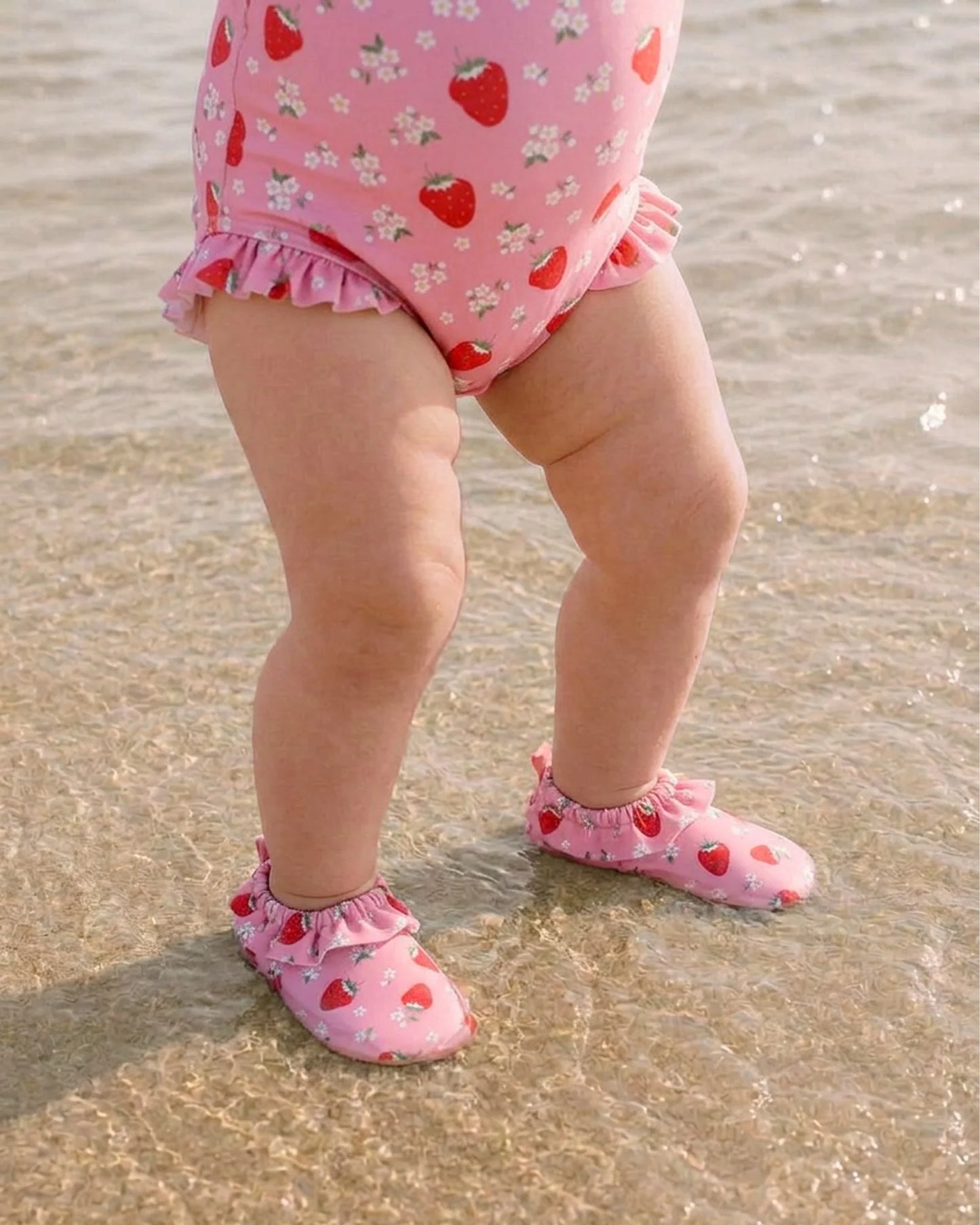 Toshi Swim Water Shoes Twinkle UPF50+ Strawberry
