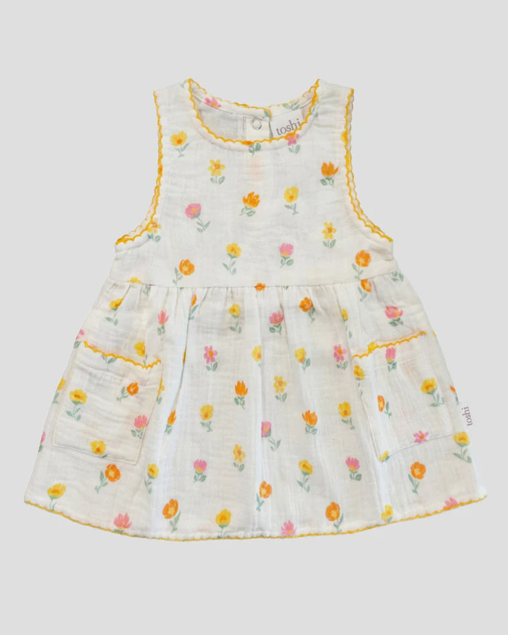 Toshi Baby Dress Pippa  Vanilla