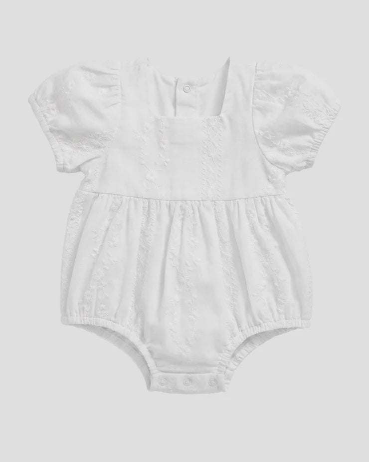 Toshi Baby Romper Florence Vanilla