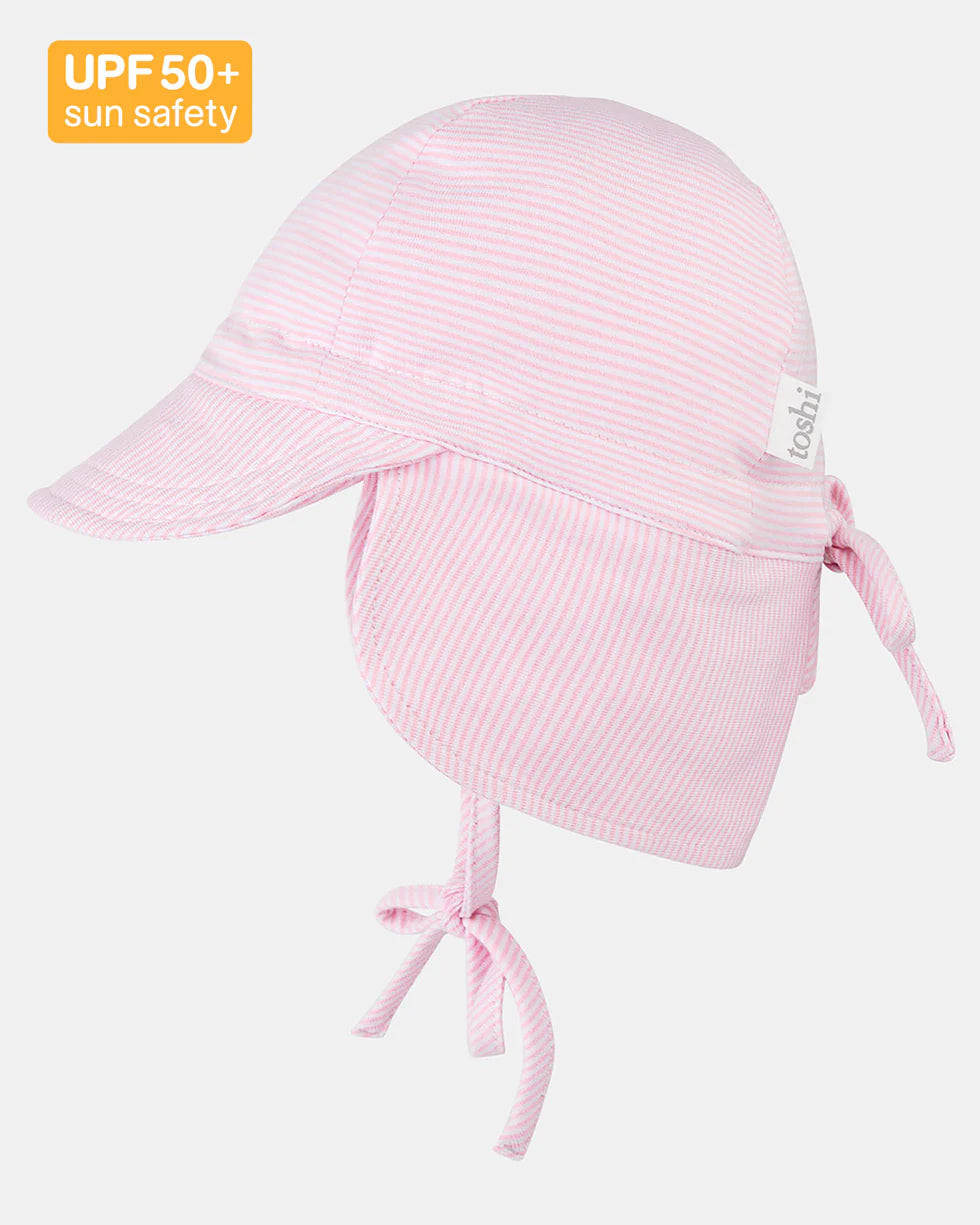 Toshi Flap Cap - Blush