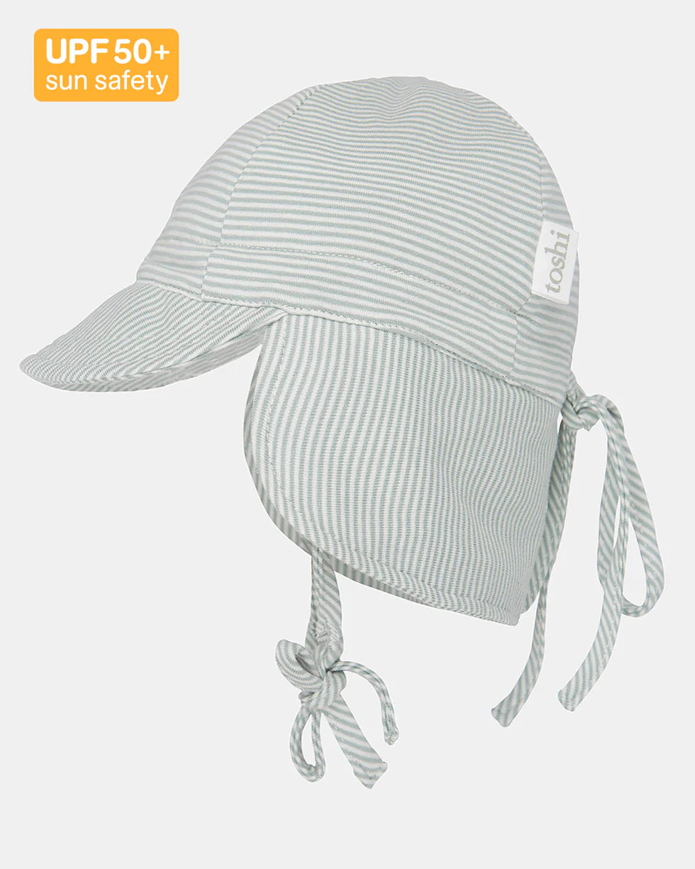 Toshi Flap Cap - Sage