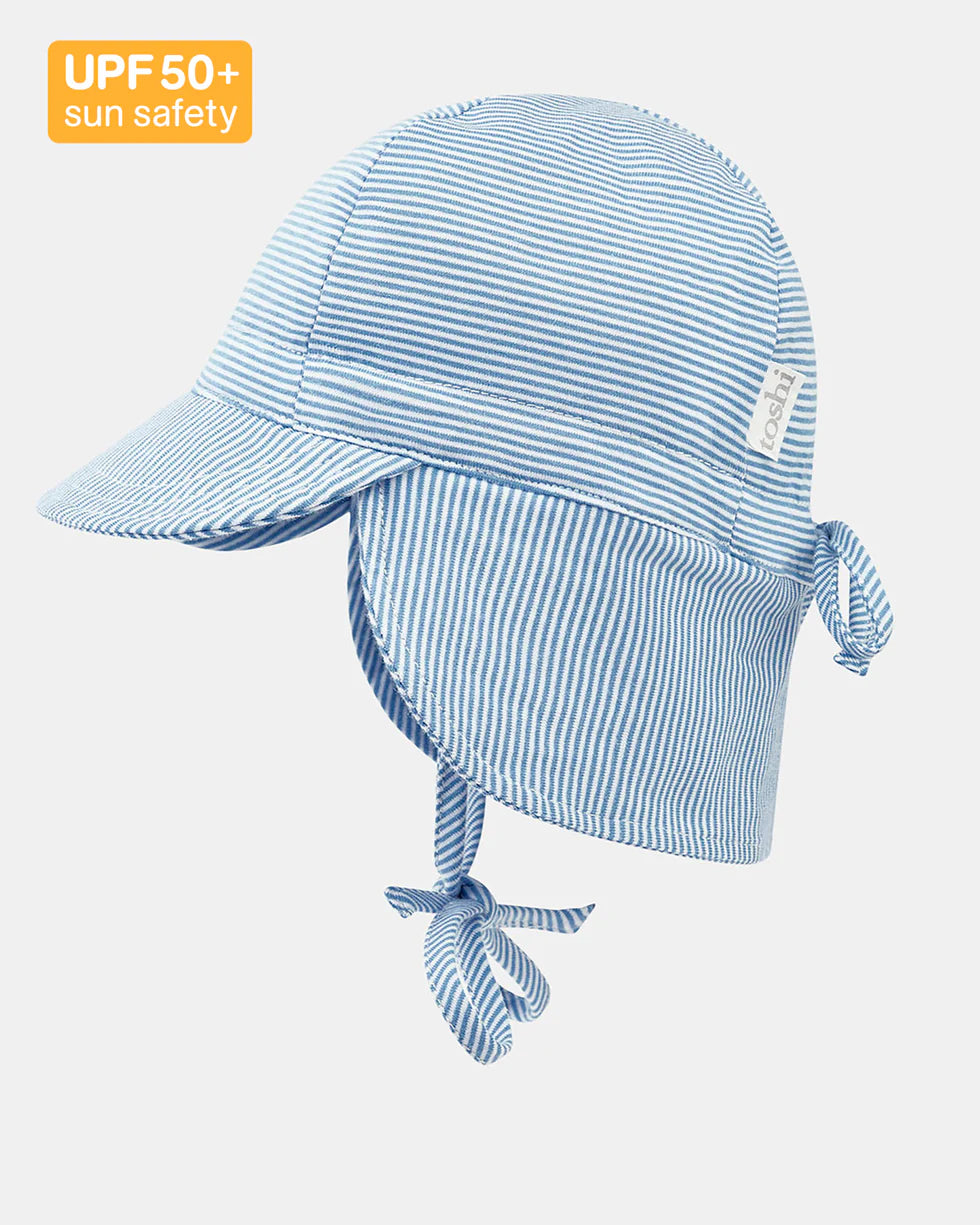 Toshi Flap Cap - Sky