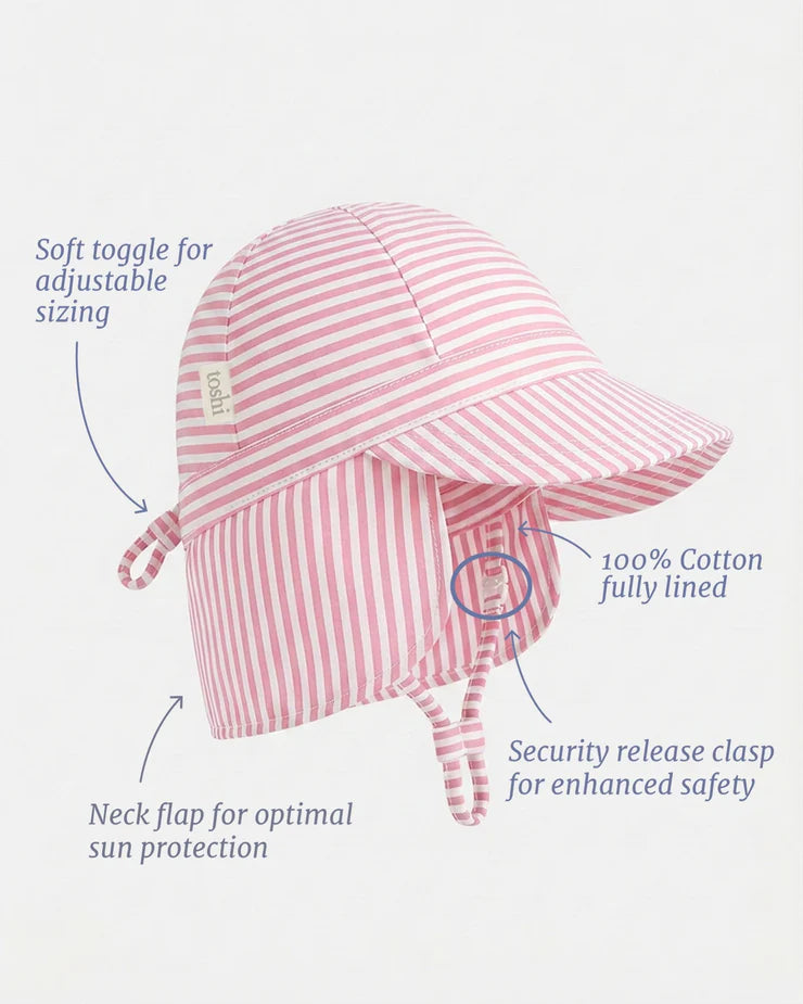 Toshi Flap Cap Mini Blossom
