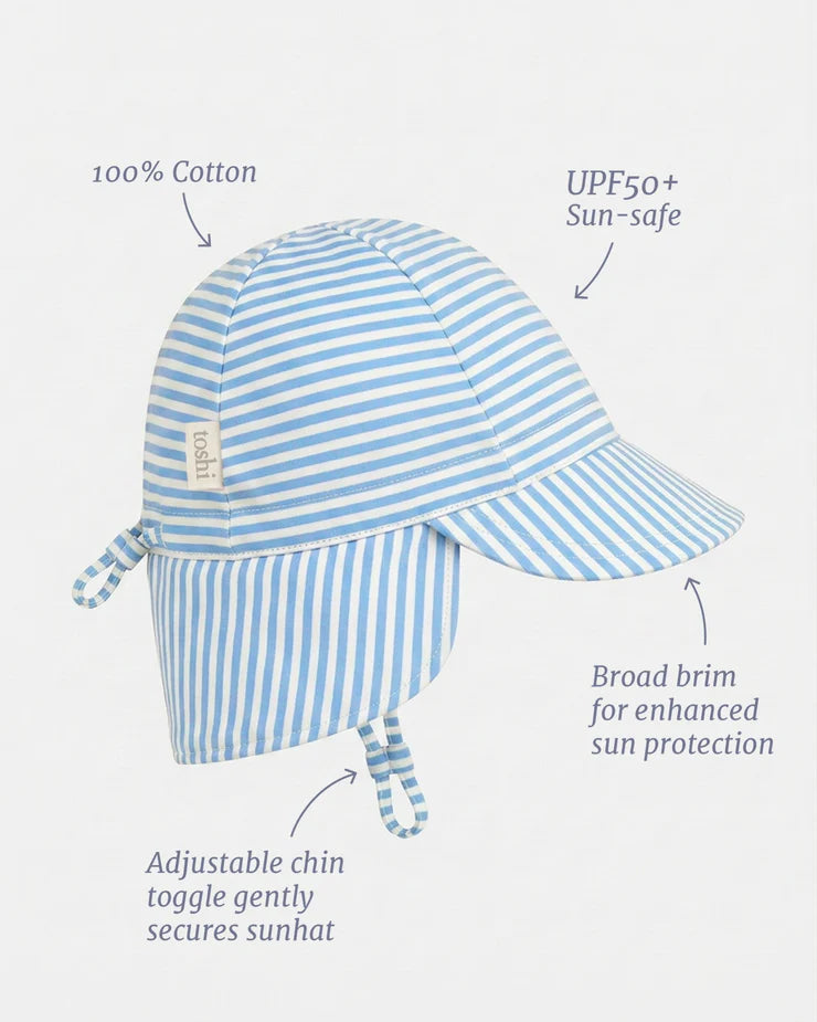 Toshi Flap Cap Mini Sea