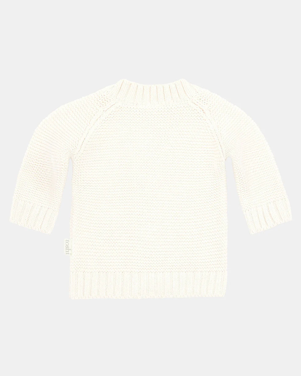 Toshi Organic Cardigan Andy -Cream