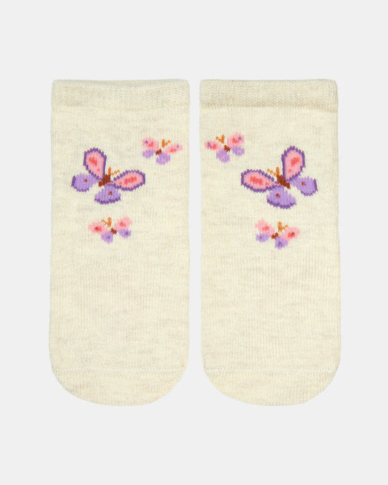 Toshi Org Cotton Socks - Butterfly Bliss