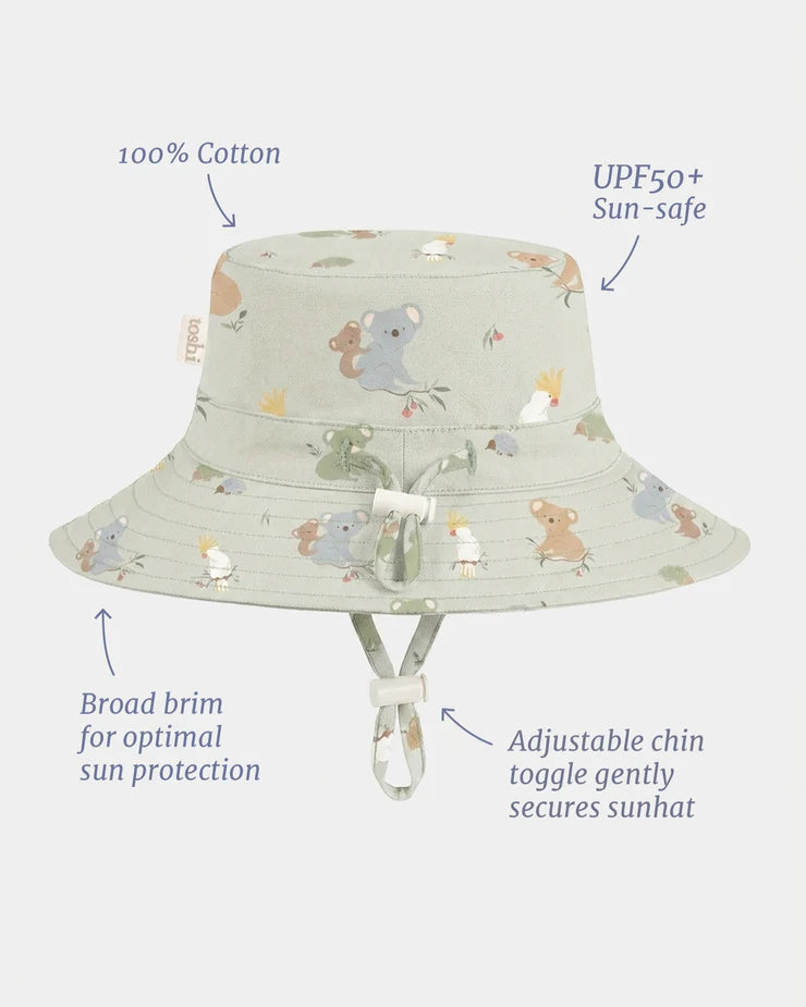 Toshi Sunhat OZ Gumnut Babies Eucalypt