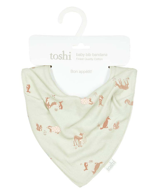 Toshi Baby Bib Bandana - Enchanted Forest Mist