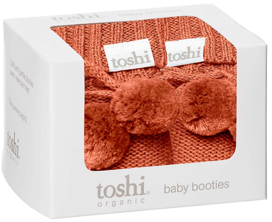 Toshi Organic Booties Marley - Saffron