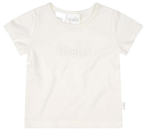 Toshi Dreamtime Org Tee Short Sleeve Logo - Cream