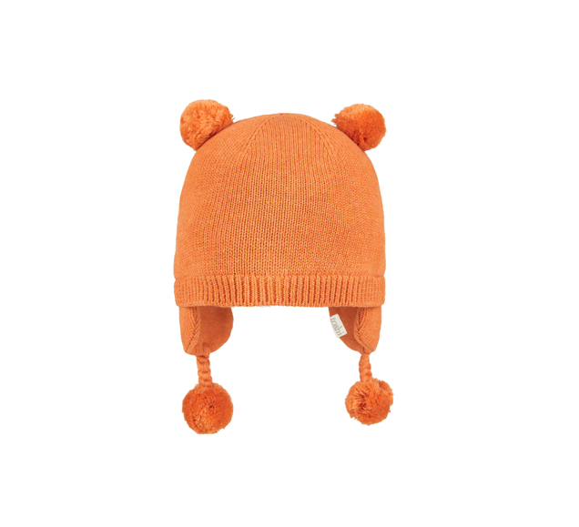 Toshi Organic Earmuff Snowy - Tangerine