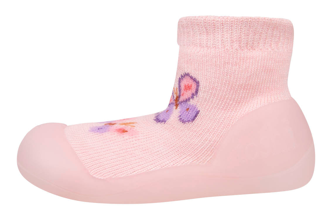 Toshi Organic Hybrid Walking Socks - Butterfly Bliss