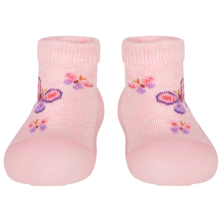 Toshi Org Cotton Socks - Butterfly Bliss