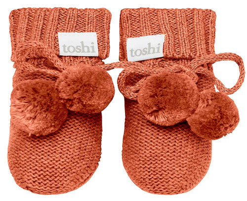 Toshi Organic Booties Marley - Saffron