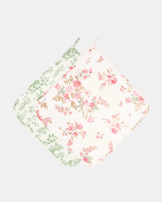 Toshi Baby Washcloth Muslin-2pcs - Spring Meadow