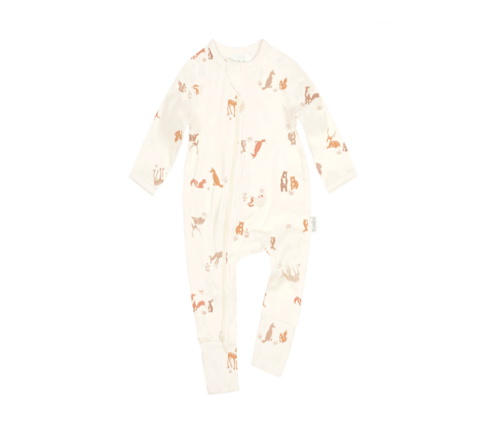 Toshi Onesie Long Sleeve Classic - Enchanted Forest Feather