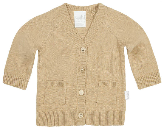 Toshi Organic Cardigan Remy - Driftwood