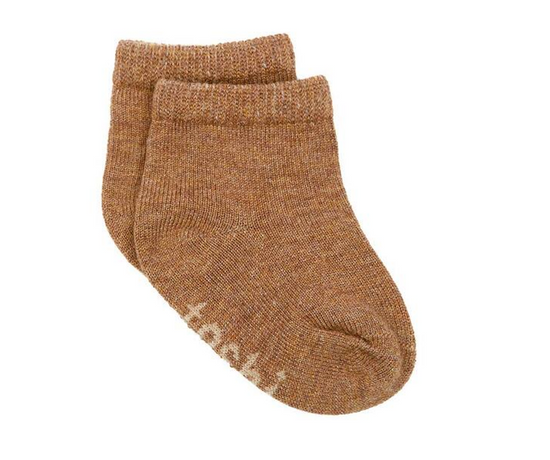 Toshi Org Socks Ankle Dreamtime - Walnut