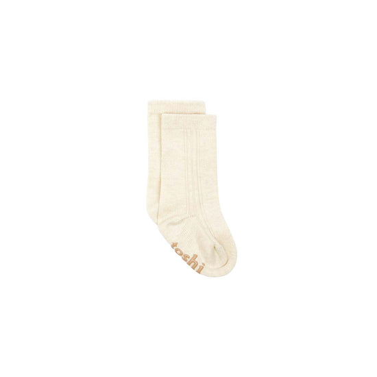 Toshi Org Socks Knee Dreamtime - Feather