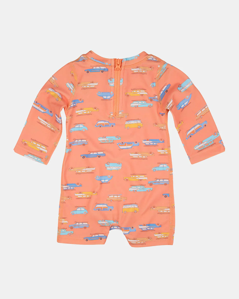 Toshi Swim Baby Onesie L/S Classic - Surfs Up