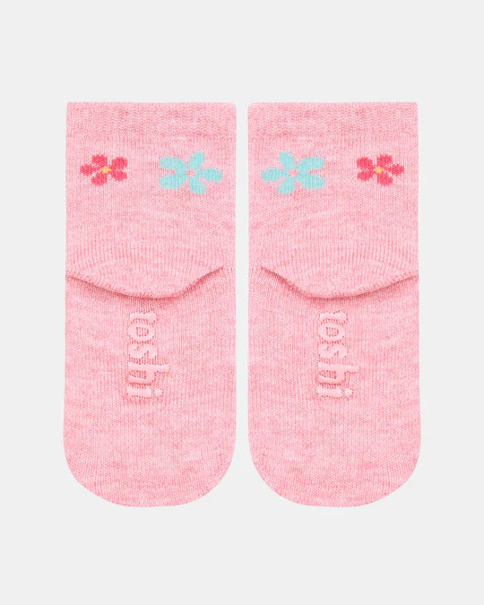 Toshi Organic Socks Ankle Jacquard - Daisy