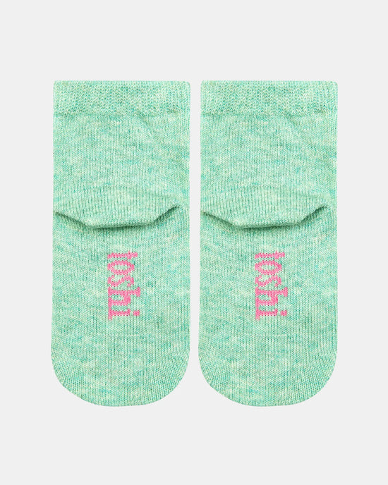 Toshi Organic Socks Ankle Jacquard - Unicorn